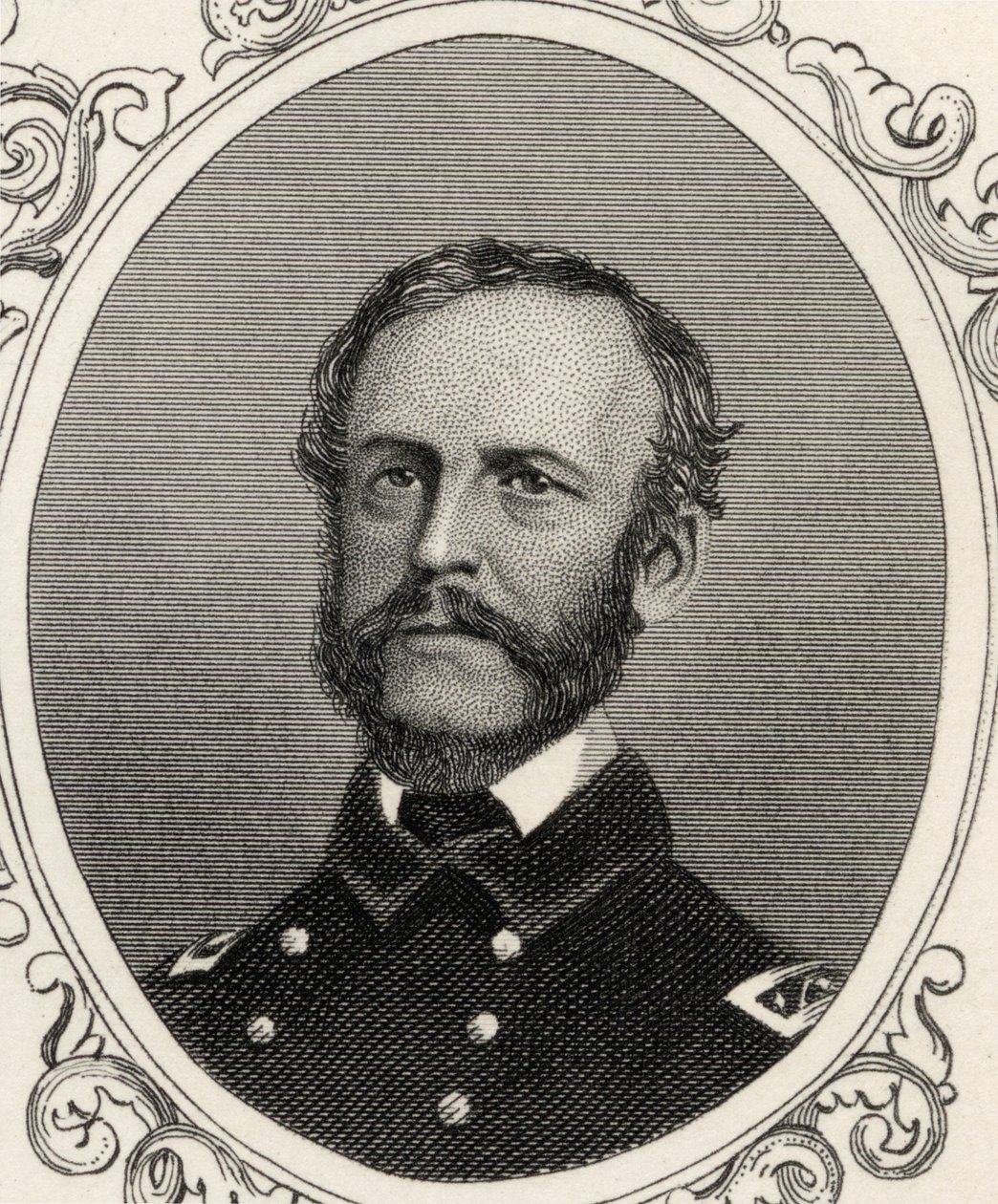 Porträt von John Adolphus Bernard Dahlgren (1809-70) von American School
