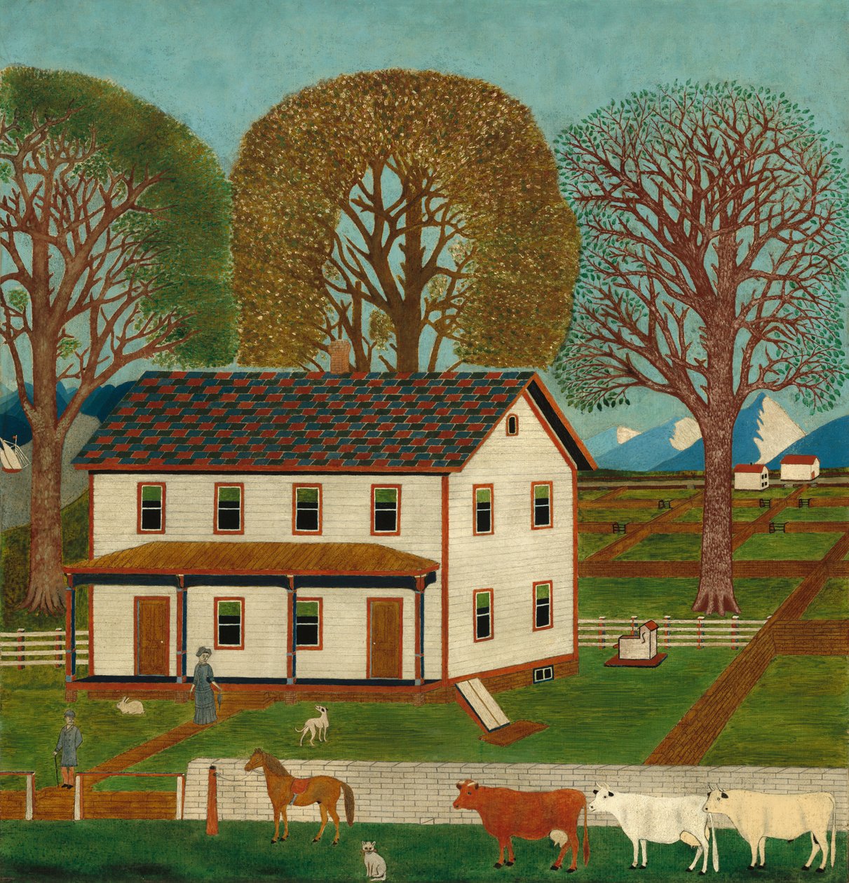 Bauernhaus im Mahantango-Tal von American 19th Century