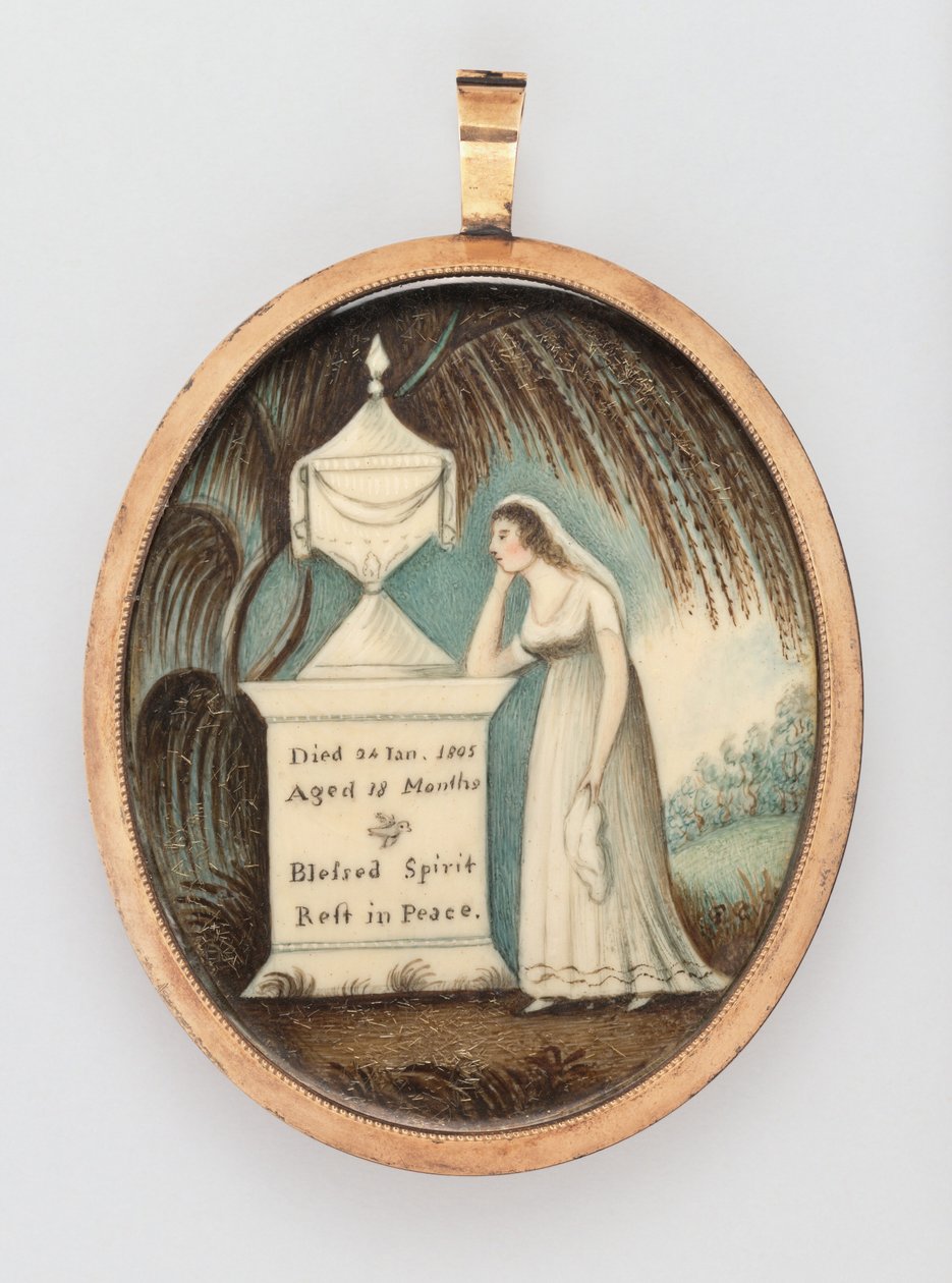 Gedenkminiatur von American 19th Century