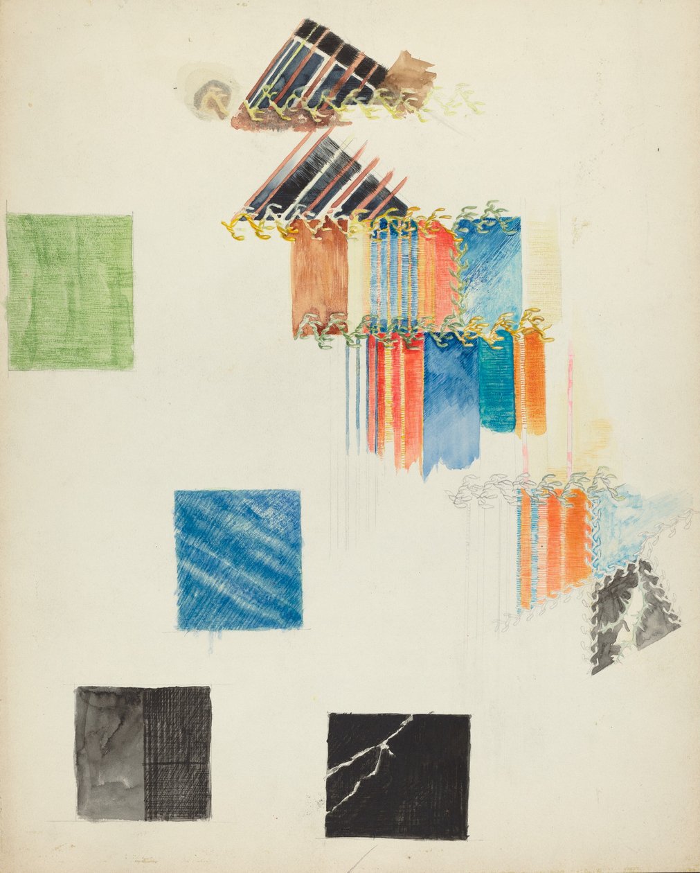 Stickerei: Technikdemonstration von American 20th Century