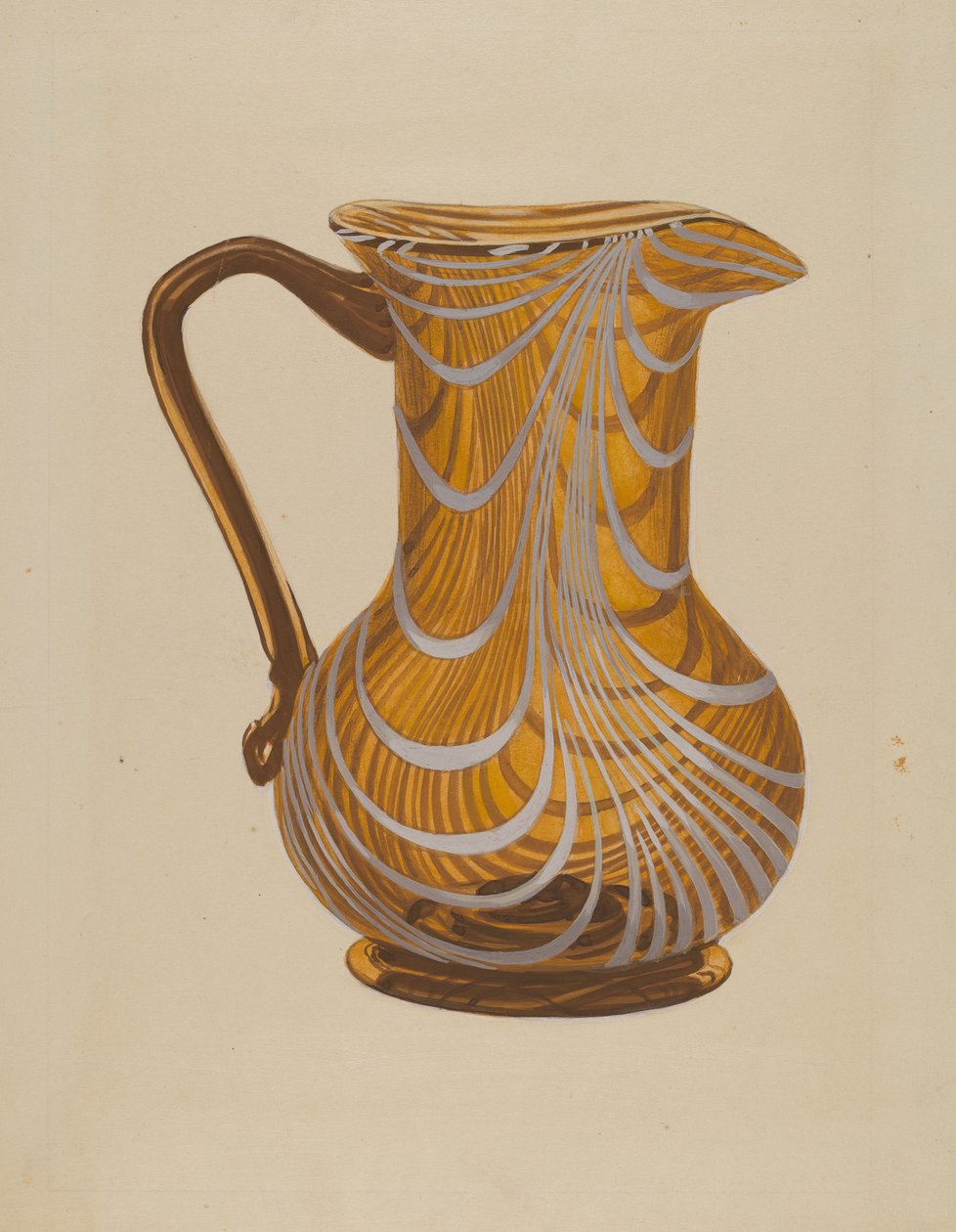 Glaskrug von American 20th Century