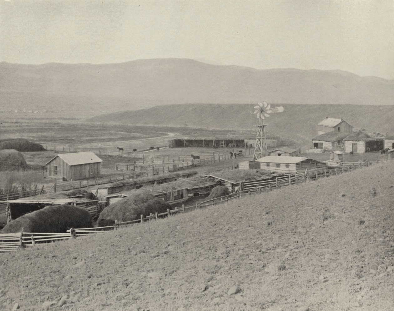 Pferderanch in Montana von American Photographer (after)