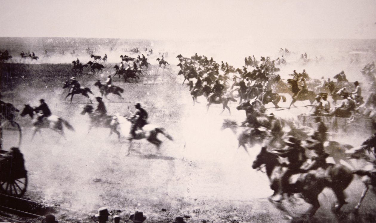 Siedler stürmen in den Cherokee Strip von American Photographer