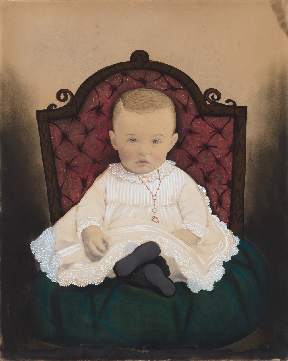 Porträt eines Babys, 1880er von American Photographer