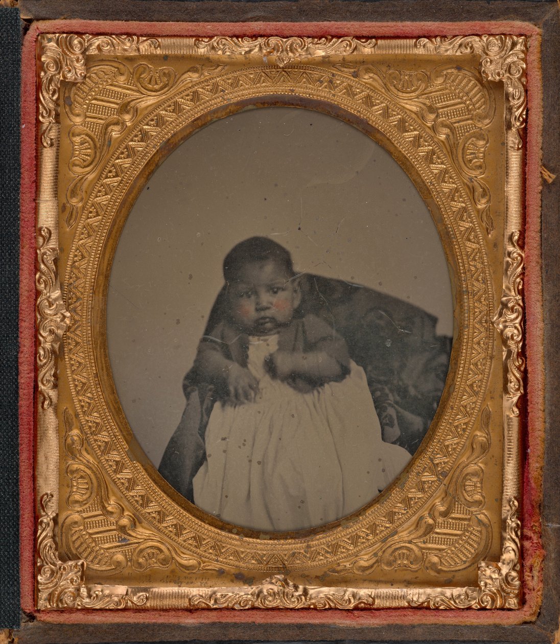 Porträt eines Babys, ca. 1860 von American Photographer