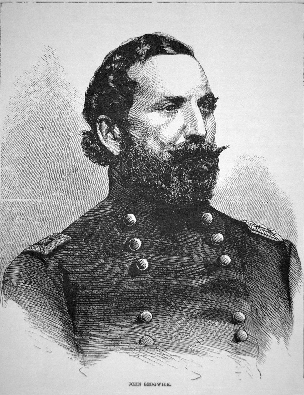 Porträt von General John Sedgwick von American School