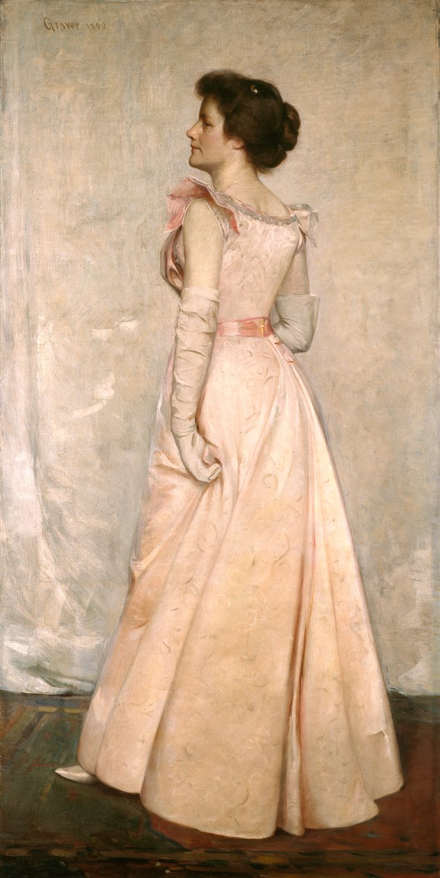 Porträt von Mrs. Oliver Dennett Grover von American School