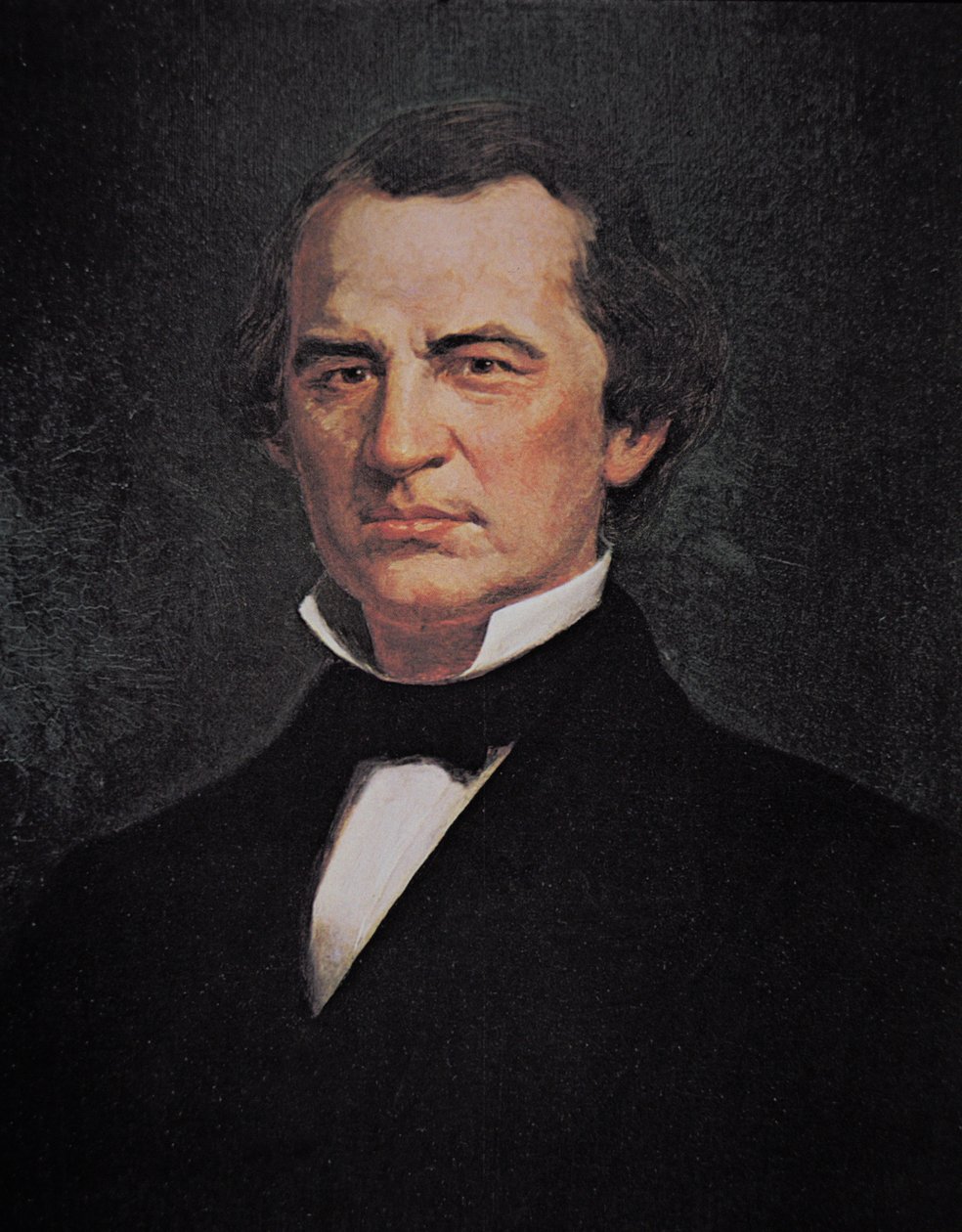 Präsident Andrew Johnson (1808-75) von American School