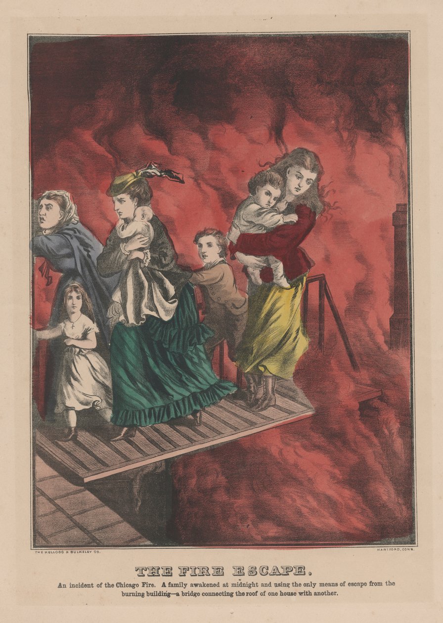 Der Feuerfluchtweg von American School