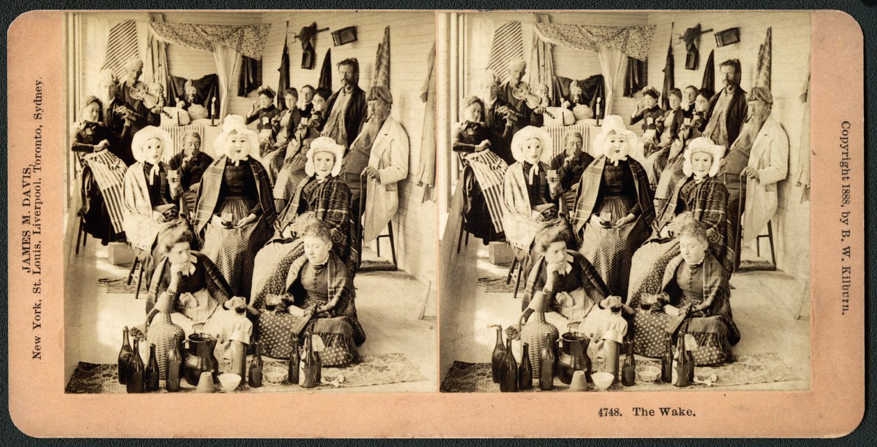Das Wake, ca. 1890 (Stereograph) von American School