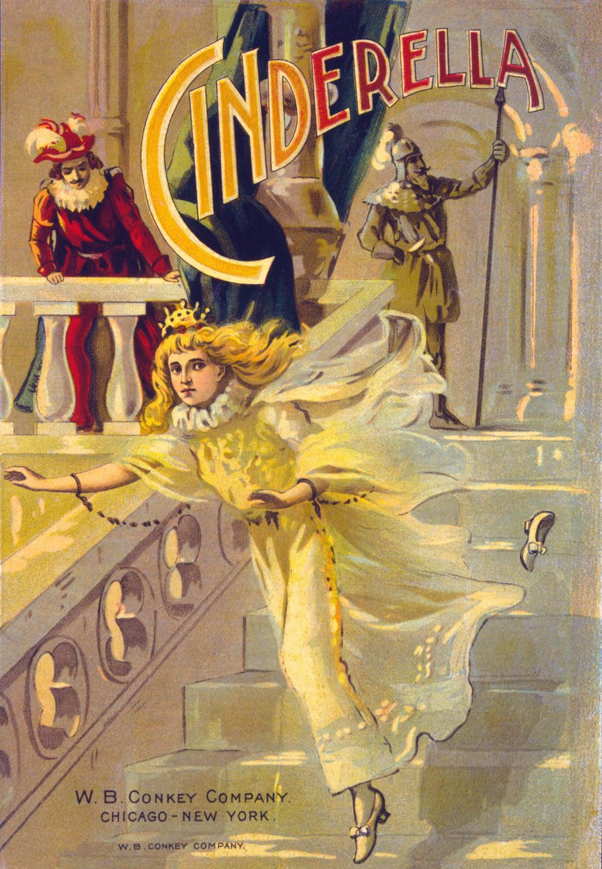 Theaterplakat für Aschenputtel von American School