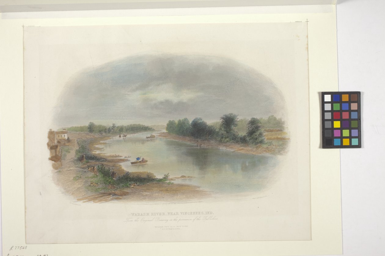 Wabash River, in der Nähe von Vincennes, Indiana von American School