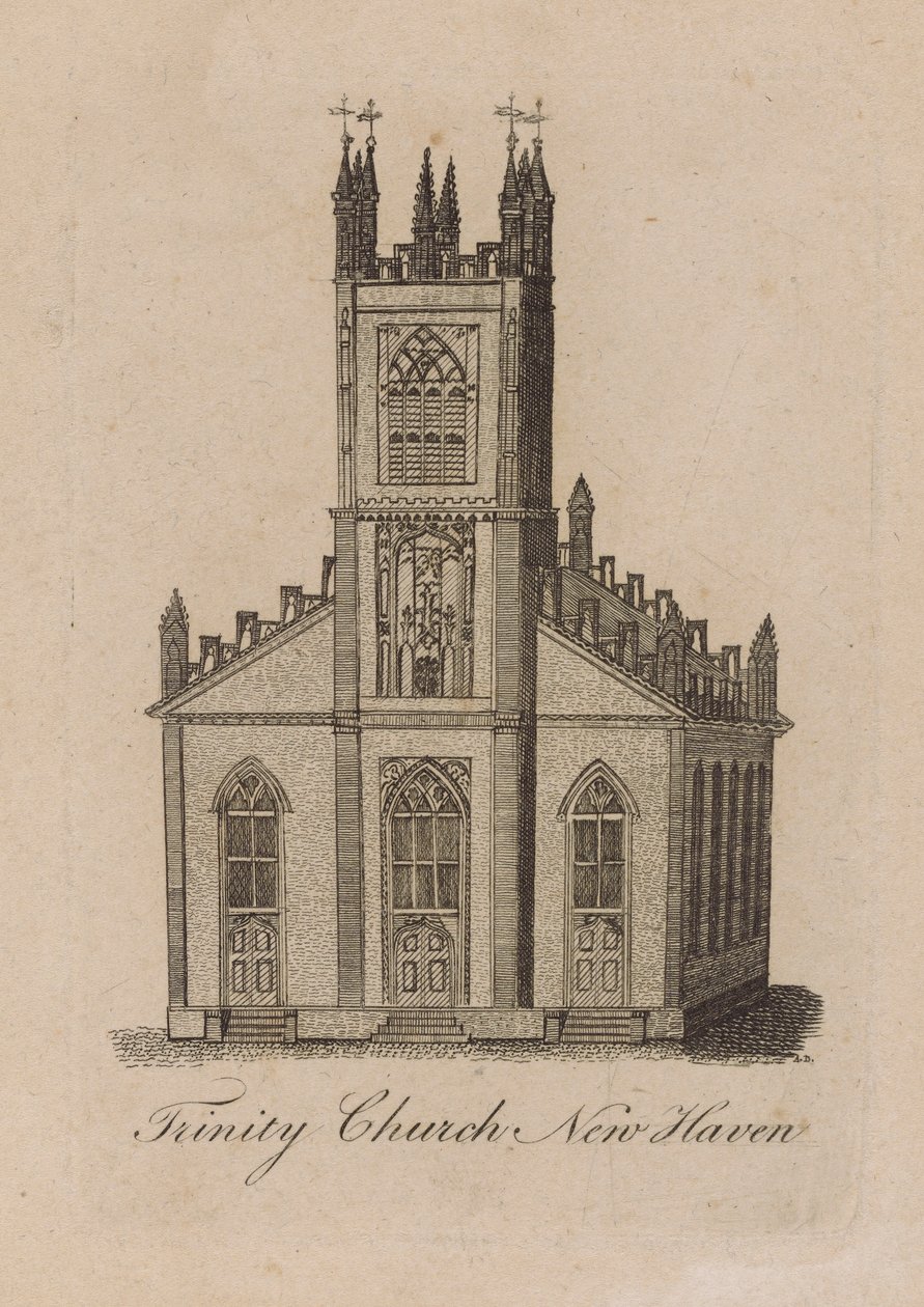 Trinity Church, New Haven von Amos Doolittle