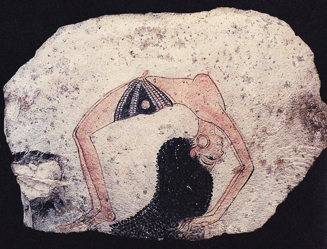 Ostrakon mit tanzendem Mädchen, ca. 1200 v. Chr. von Ancient Egypt