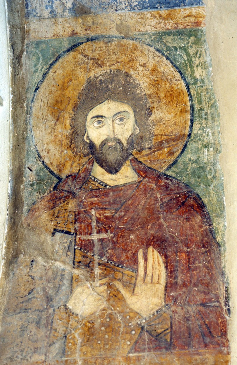 Heiliger Adrian von Ancient Russian frescos