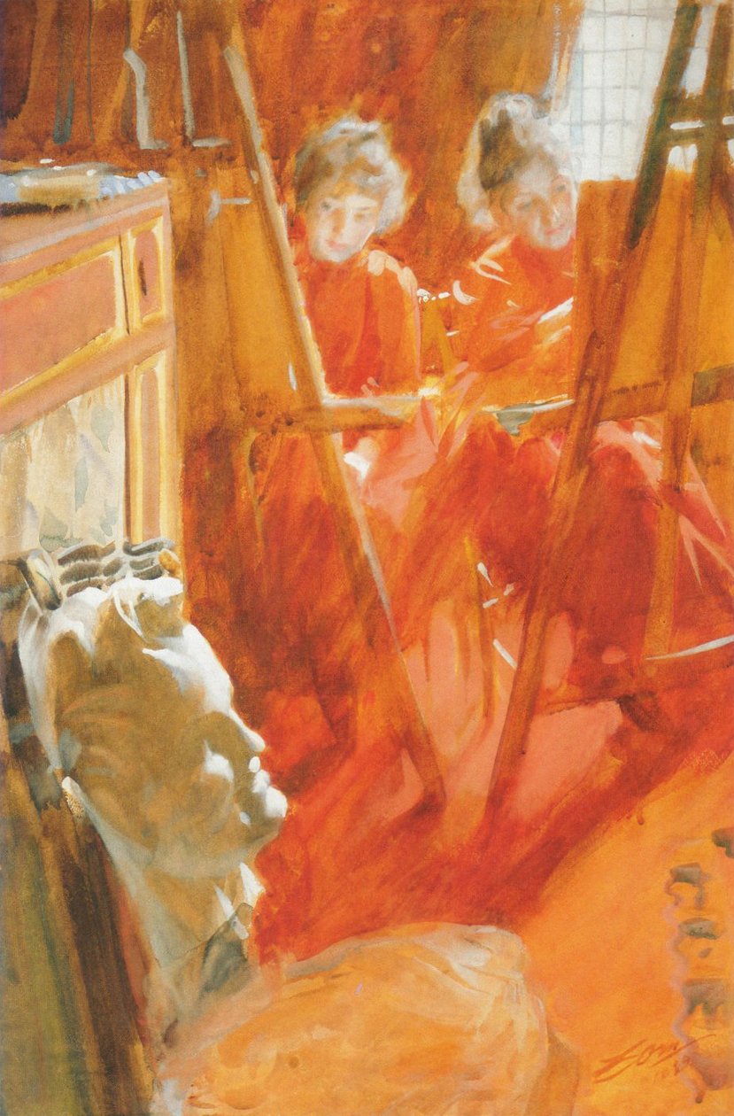 Die Fräulein Schwartz von Anders Leonard Zorn