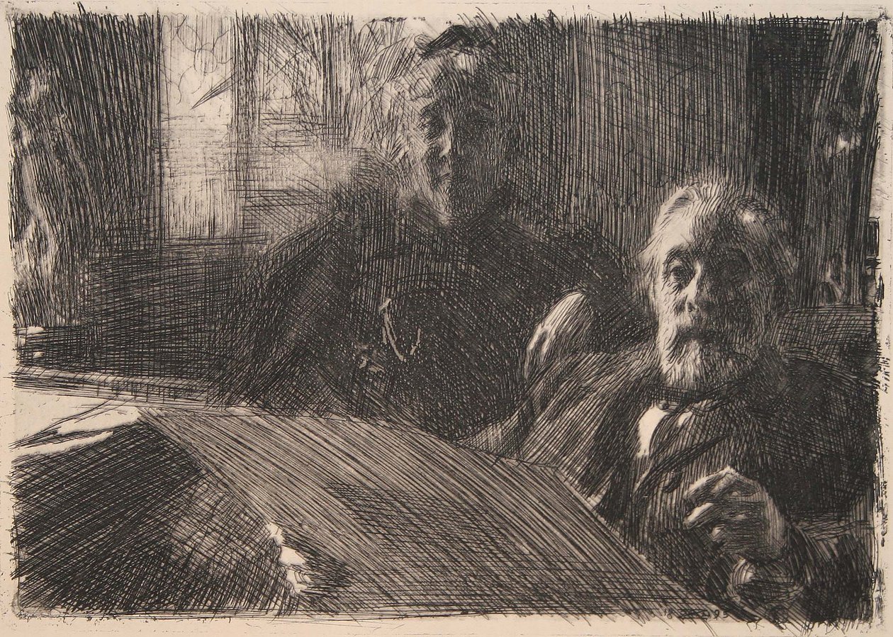 Herr und Frau Fürstenberg von Anders Leonard Zorn