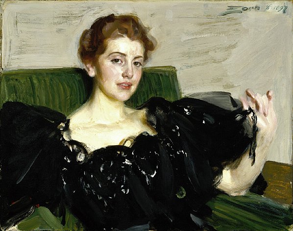 Frau Lucy Turner Joy von Anders Leonard Zorn