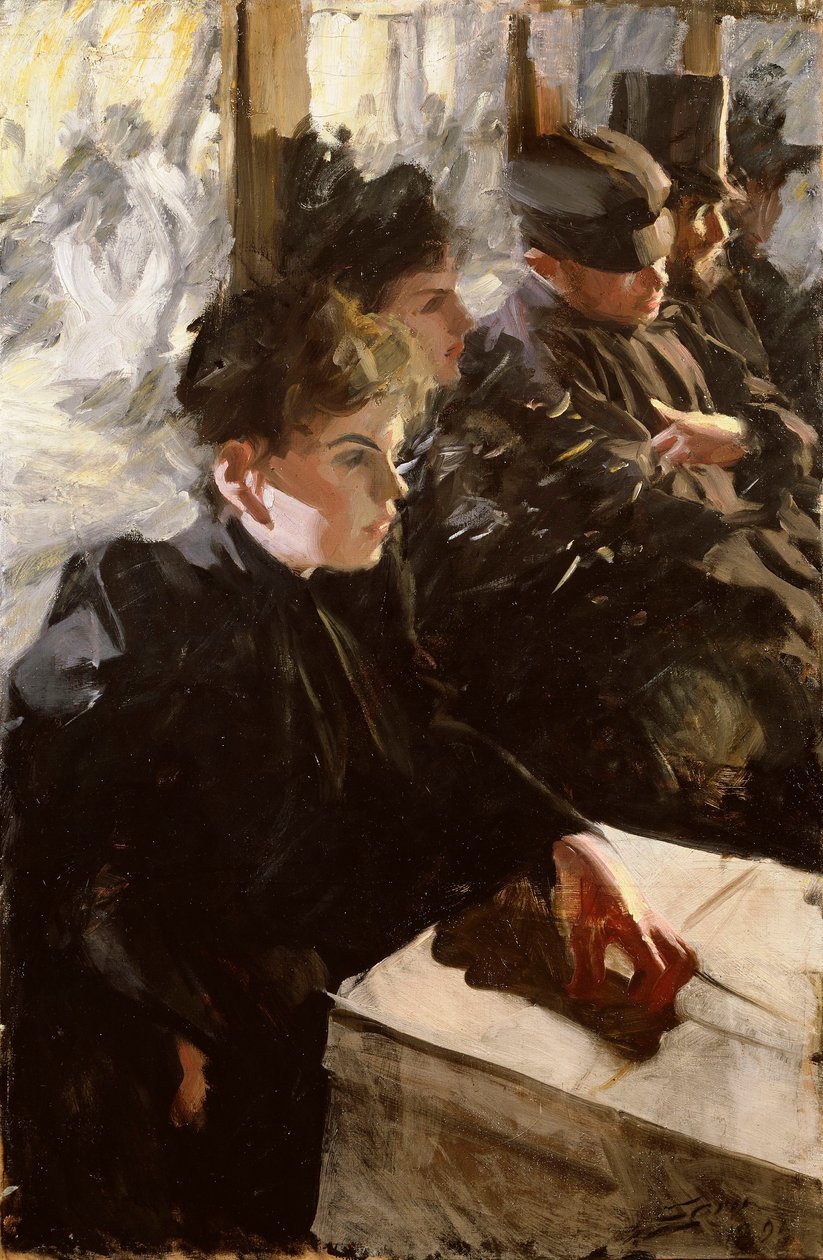 Omnibus I, 1895 von Anders Leonard Zorn