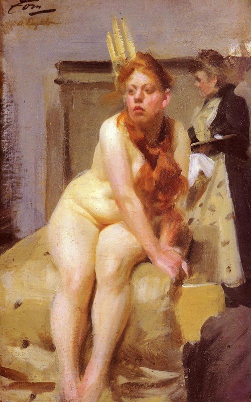 Im Atelier von Anders Leonard Zorn