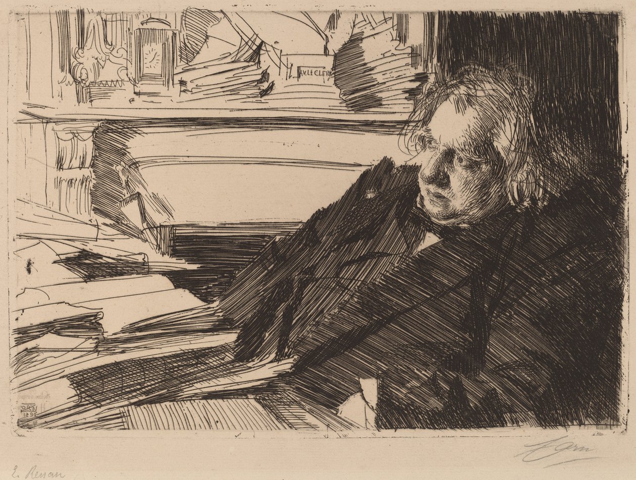 Ernest Renan von Anders Leonard Zorn