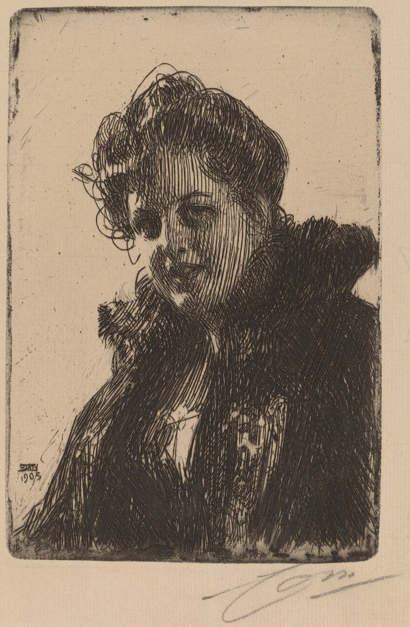 Mrs. Granberg, 1903 von Anders Leonard Zorn