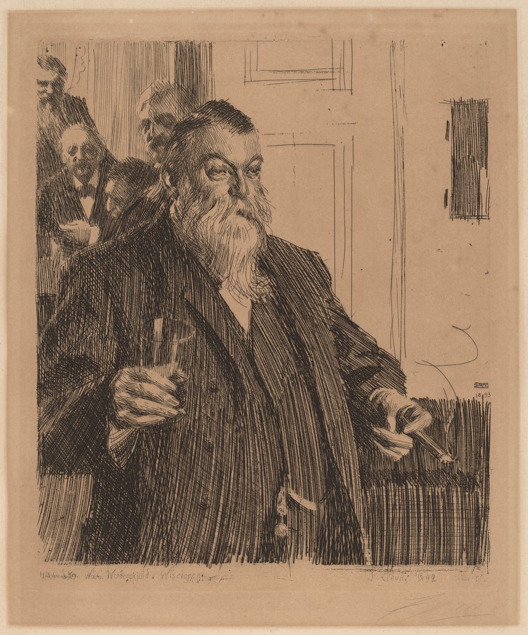 Ein Toast II von Anders Leonard Zorn