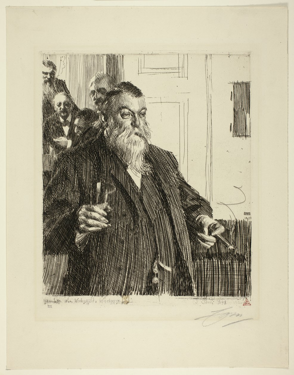 Ein Toast II von Anders Leonard Zorn