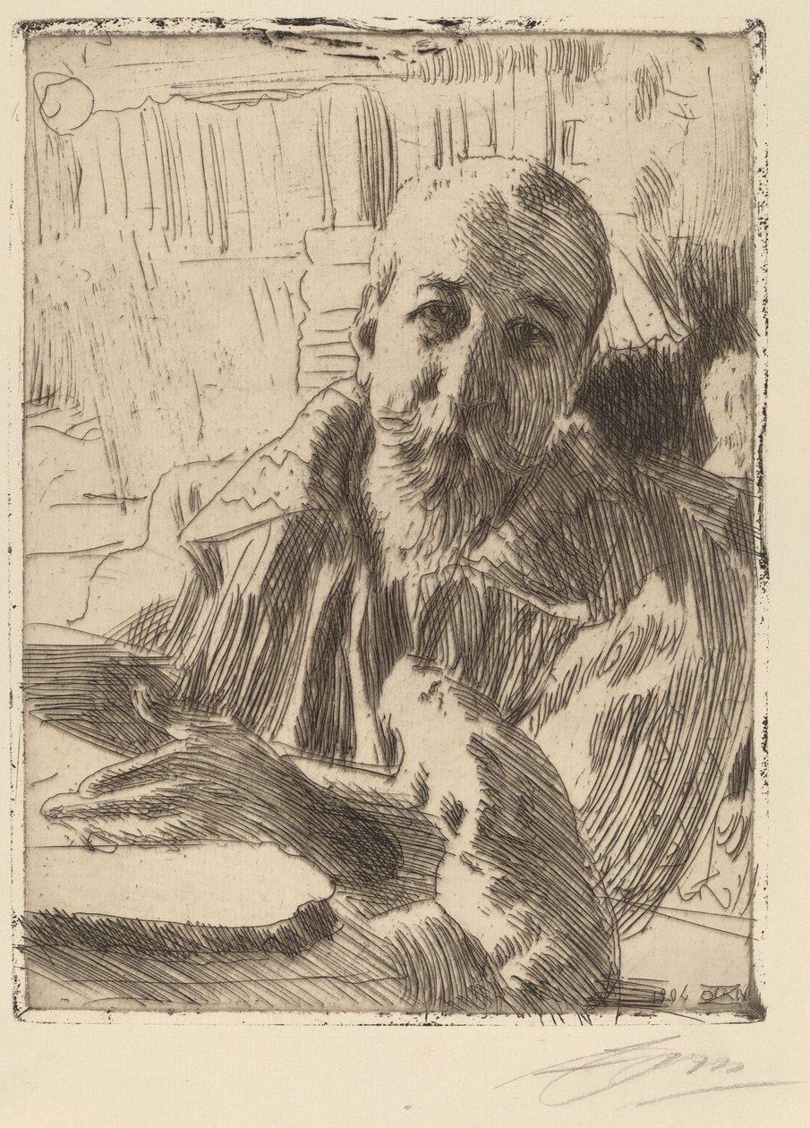 Anatole France von Anders Leonard Zorn