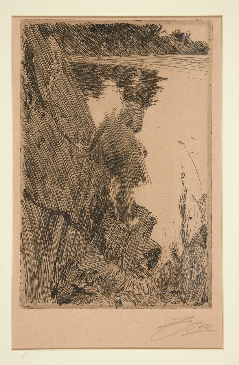 Badende (Abend) III von Anders Leonard Zorn