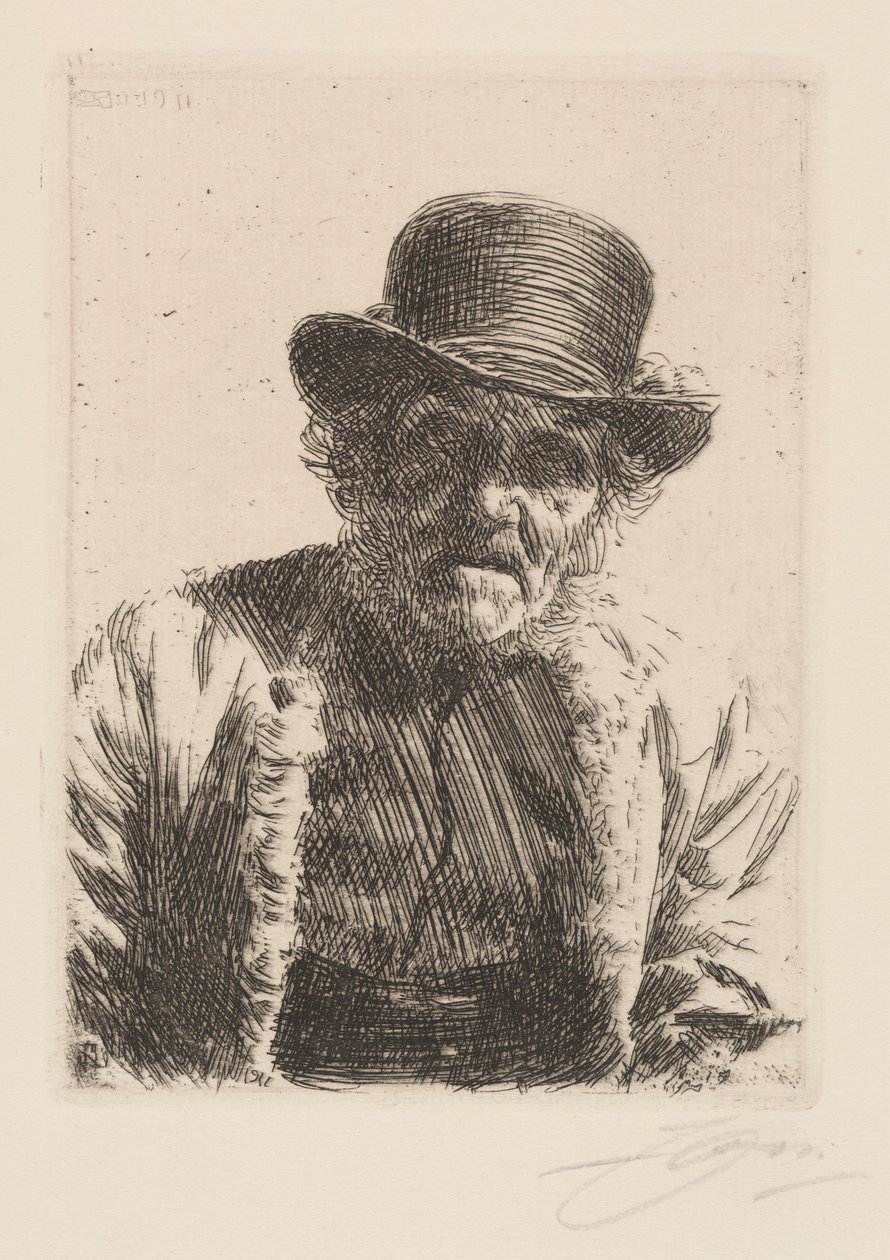 Küster von Anders Leonard Zorn