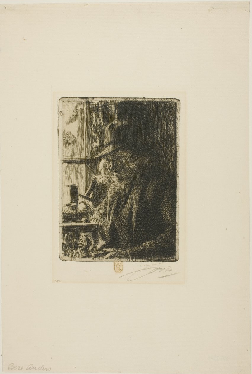 Bosl Anders, Uhrmacher in Mora von Anders Leonard Zorn