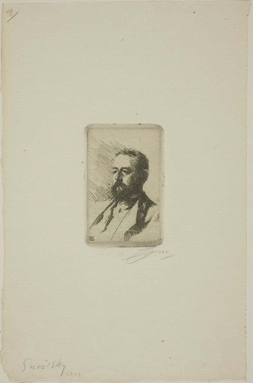 Carl Snoilsky von Anders Leonard Zorn
