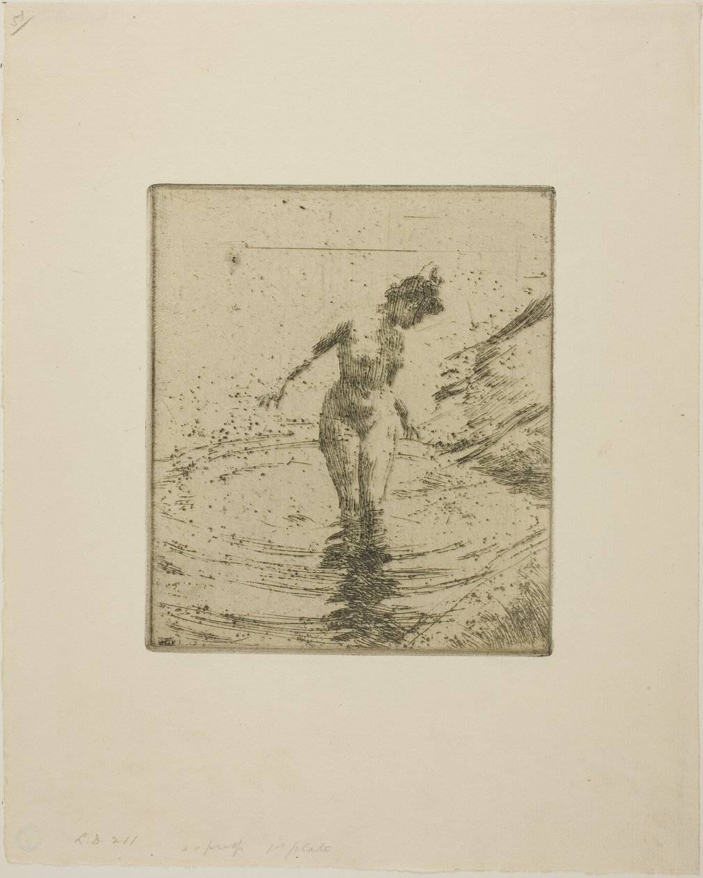 Wasserkreise I von Anders Zorn