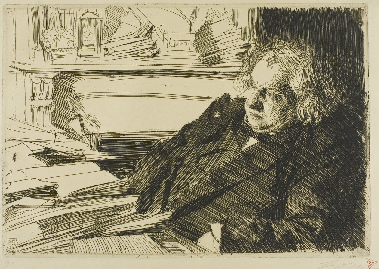Ernest Renan von Anders Leonard Zorn