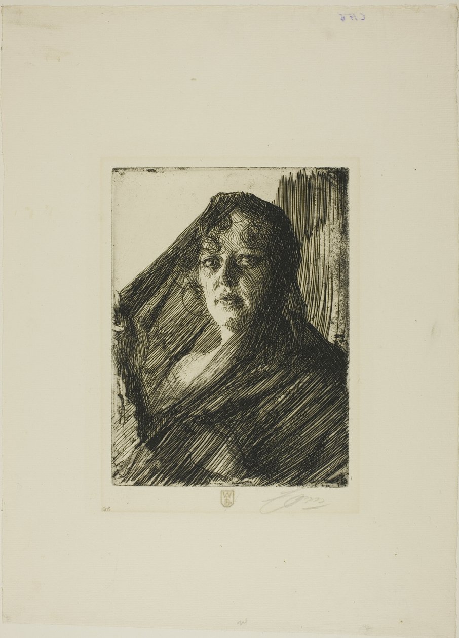 Gerda Lundequist von Anders Leonard Zorn