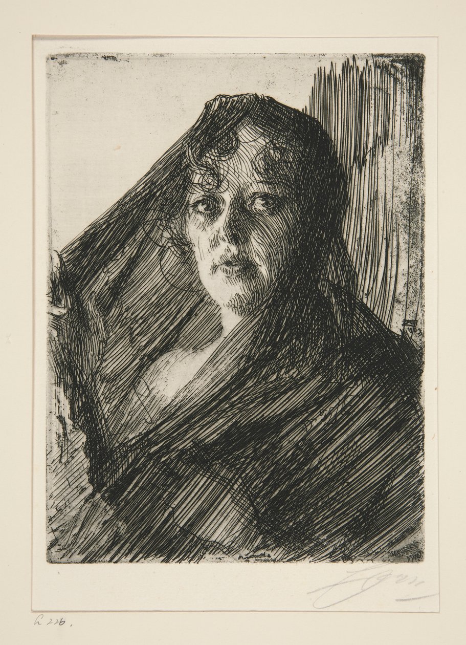 Gerda Lundequist von Anders Leonard Zorn