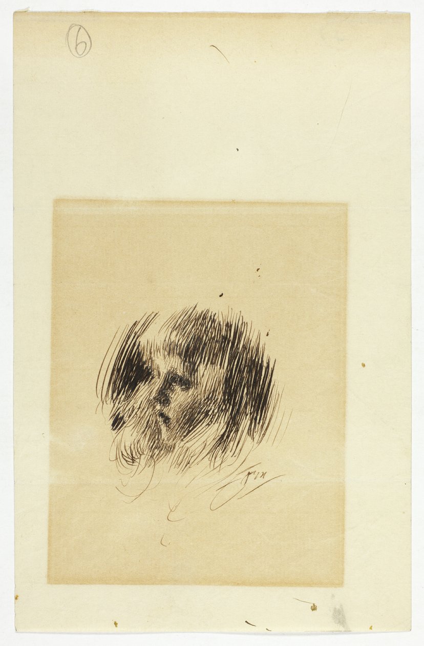 Kopf eines Mädchens von Anders Zorn