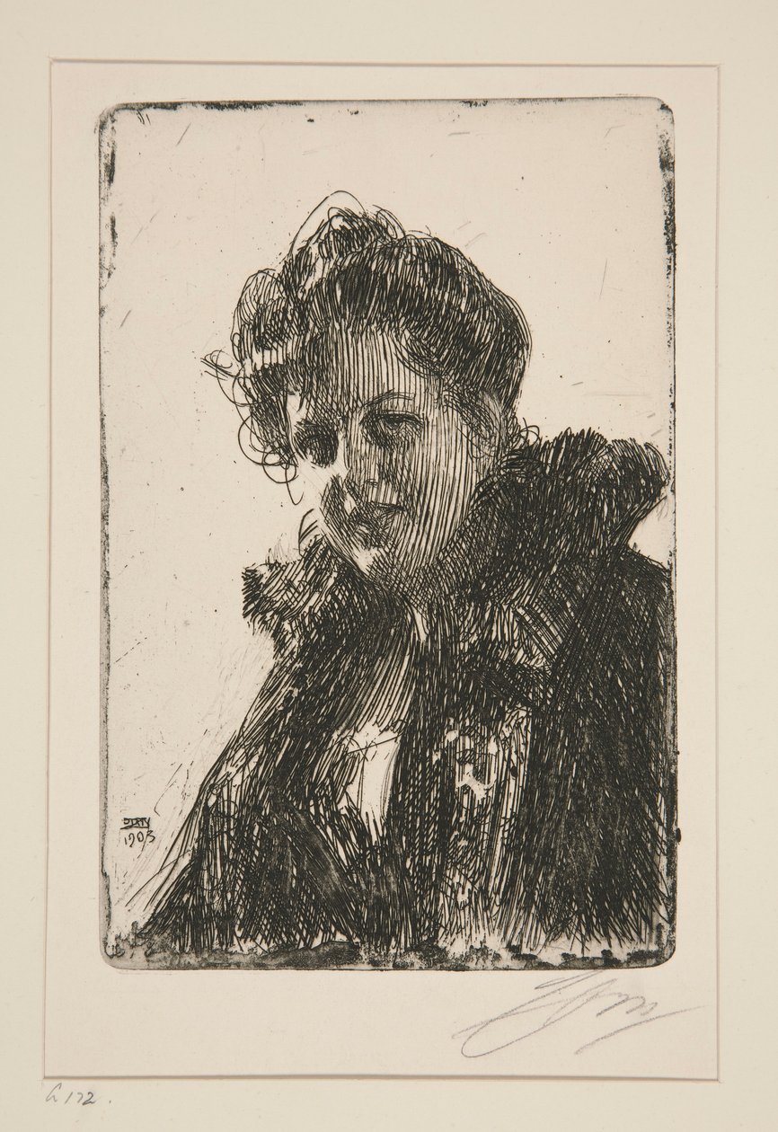 Mrs. Granberg von Anders Leonard Zorn