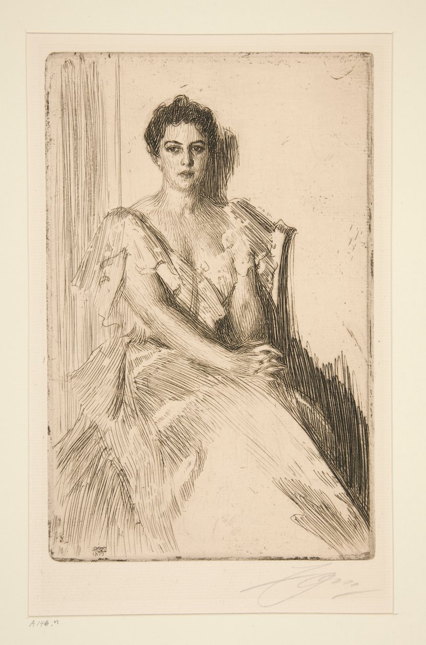 Mrs. Grover Cleveland II von Anders Leonard Zorn