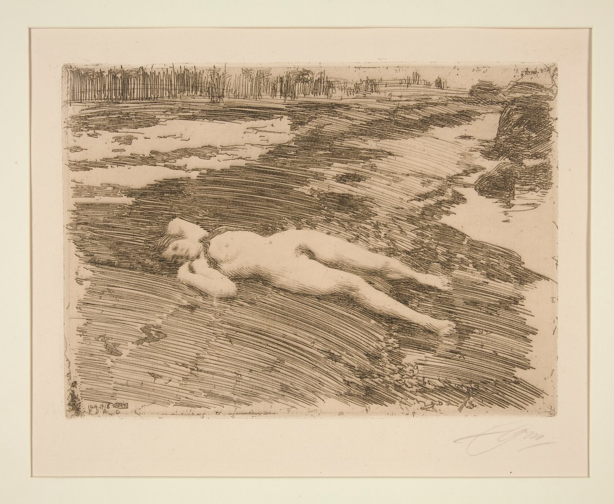 Am Strand von Anders Leonard Zorn