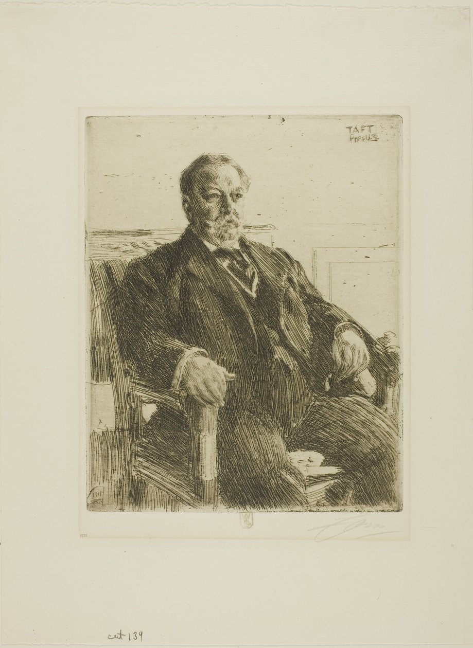 Präsident William H. Taft von Anders Leonard Zorn