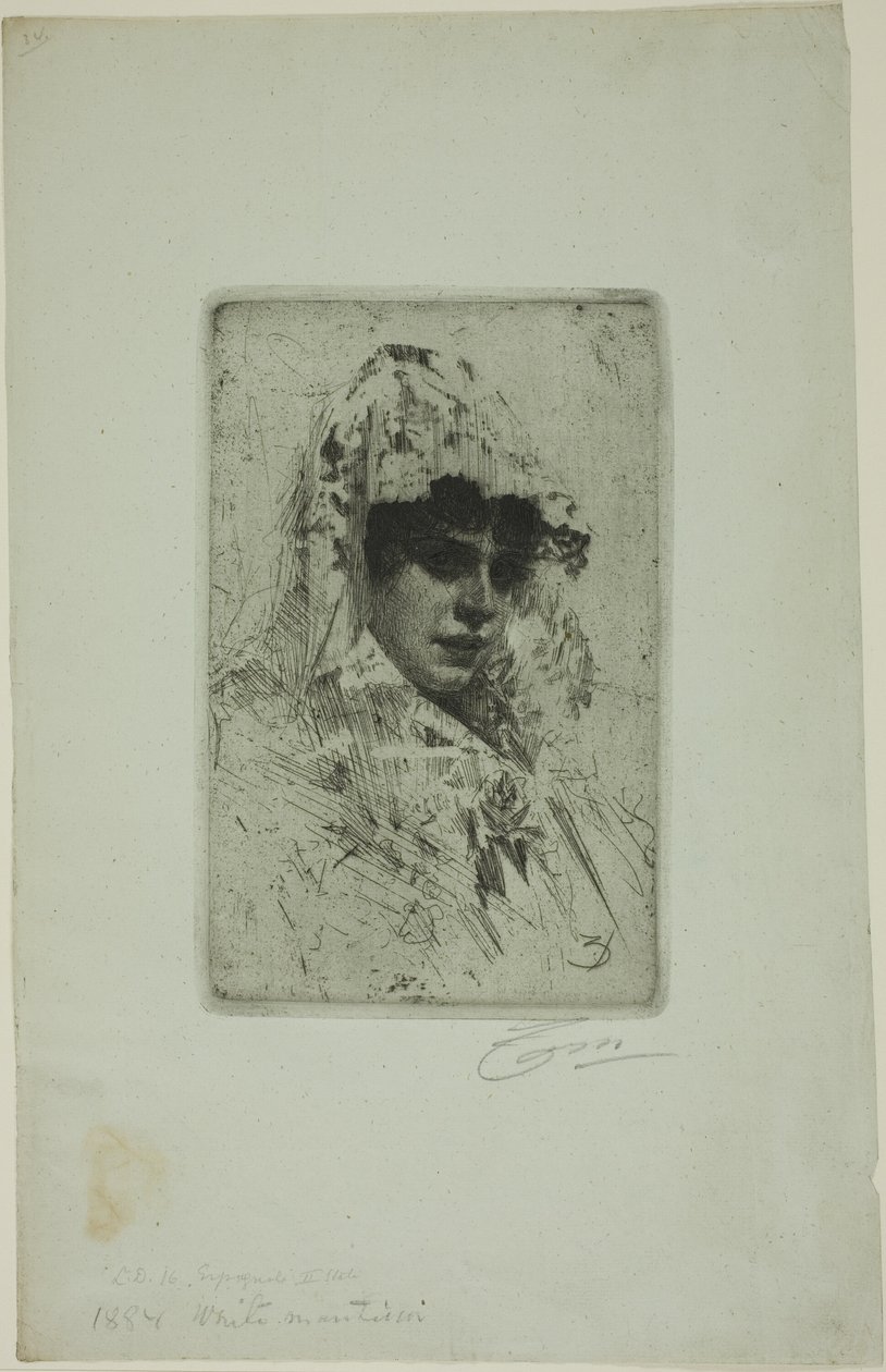 Spanische Frau von Anders Leonard Zorn