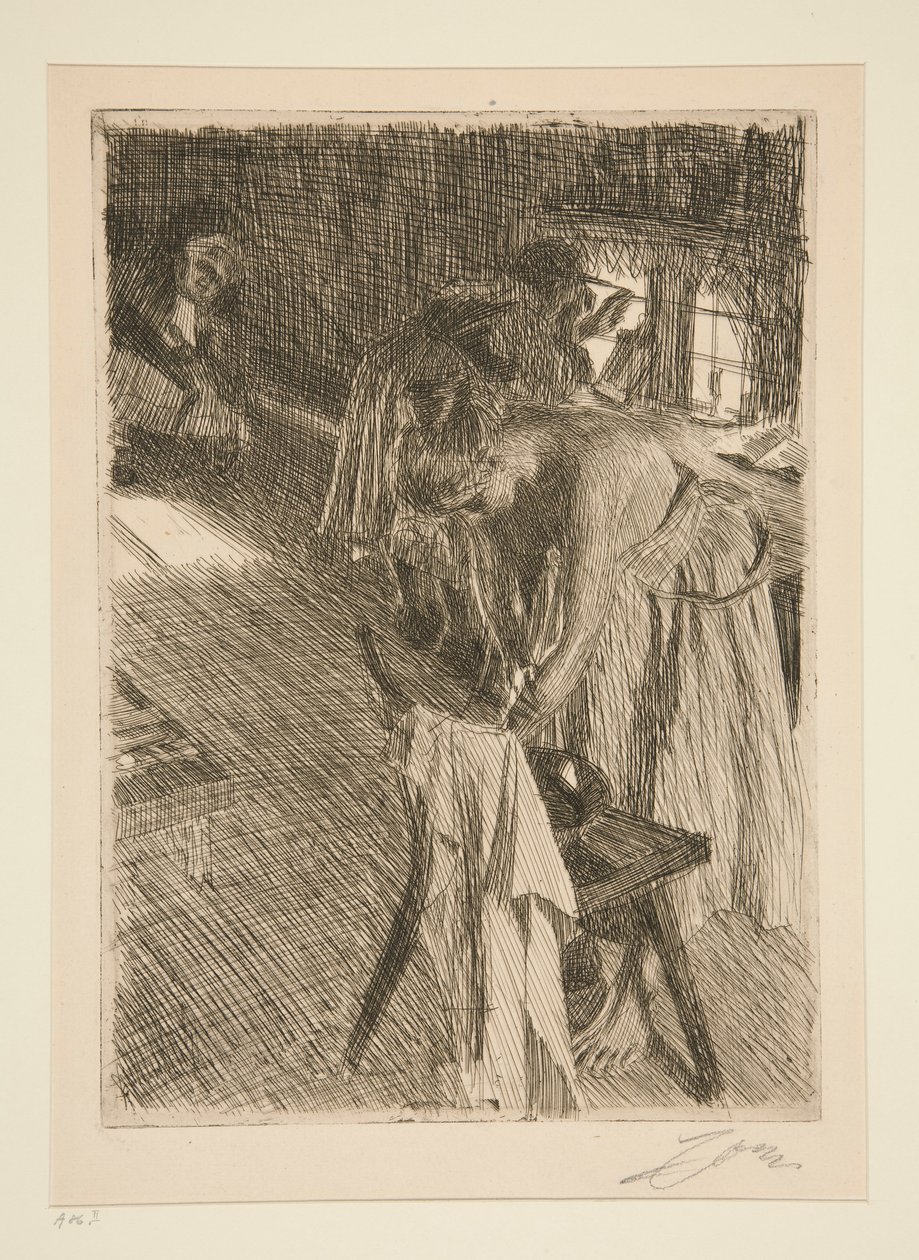 Sonntagmorgen von Anders Leonard Zorn