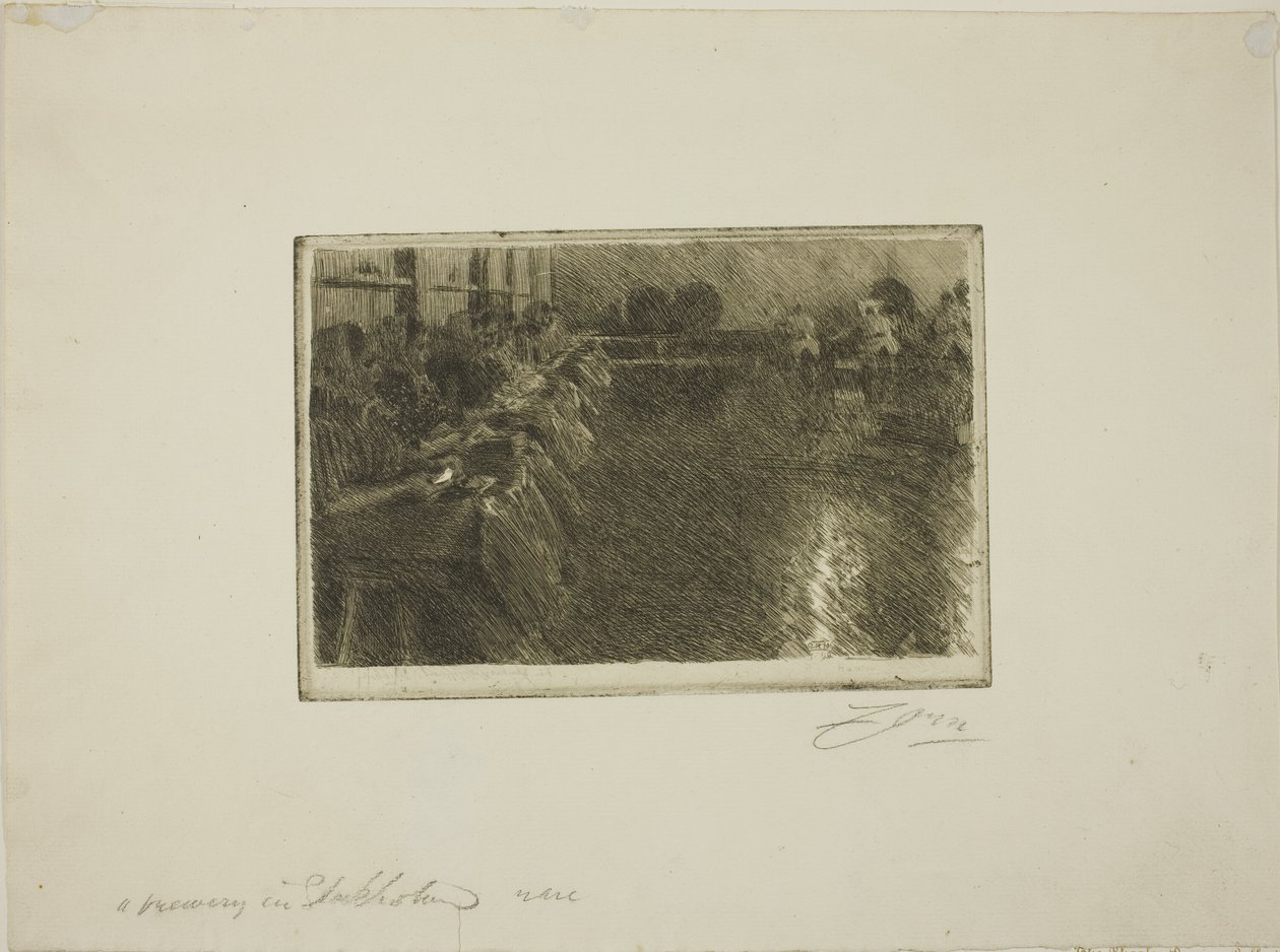 Die große Brauerei von Anders Leonard Zorn