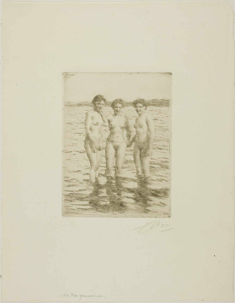 Die drei Grazien von Anders Leonard Zorn