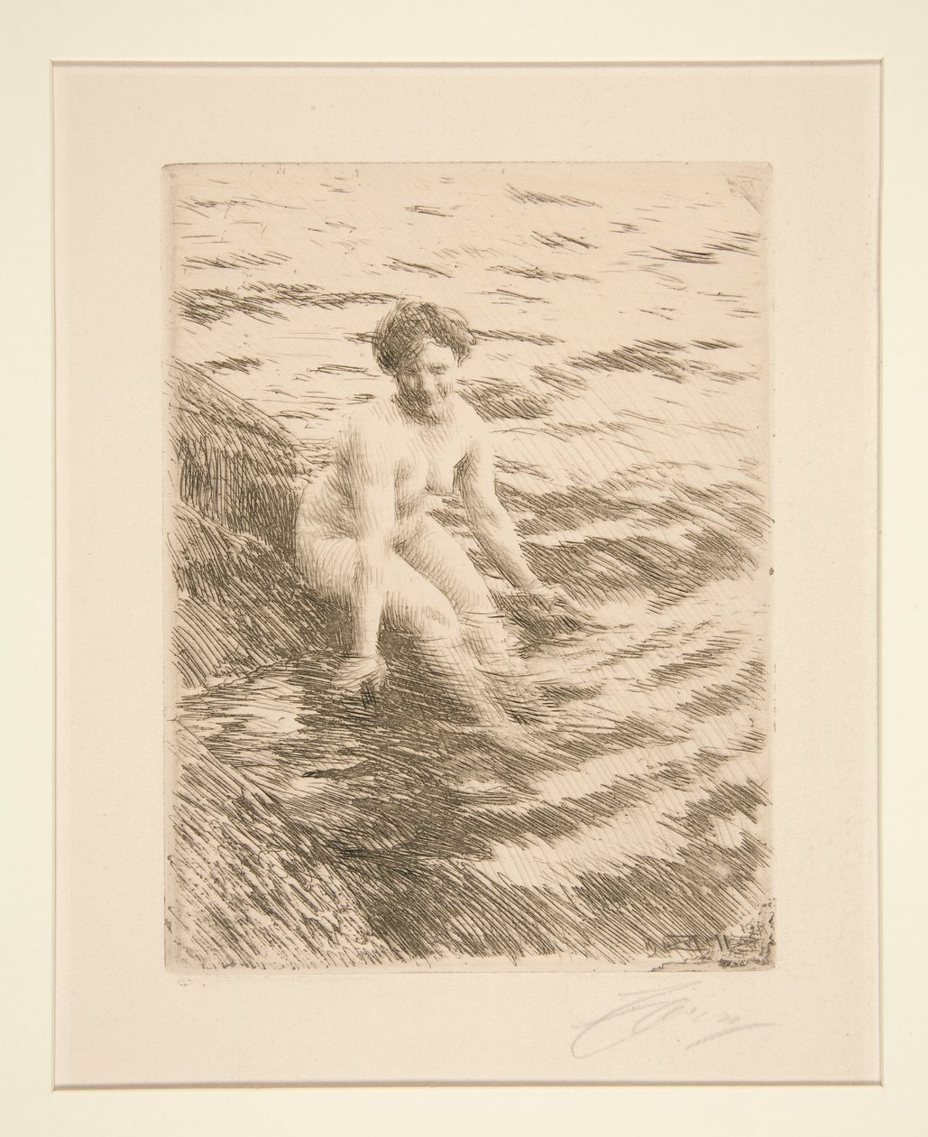 Nass von Anders Leonard Zorn