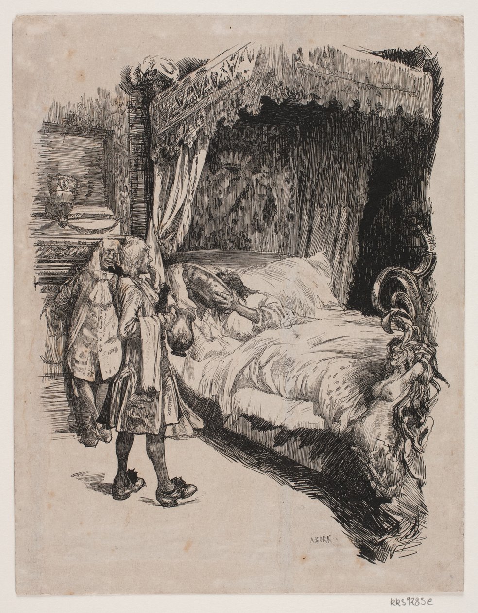 Illustration zu "Jeppe auf dem Berge" von André Bork