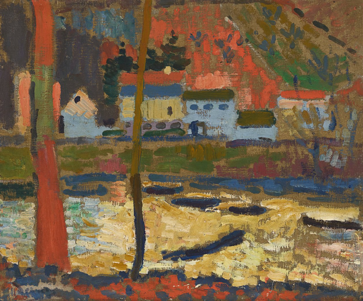 Ufer der Seine bei Chatou von Andre Derain