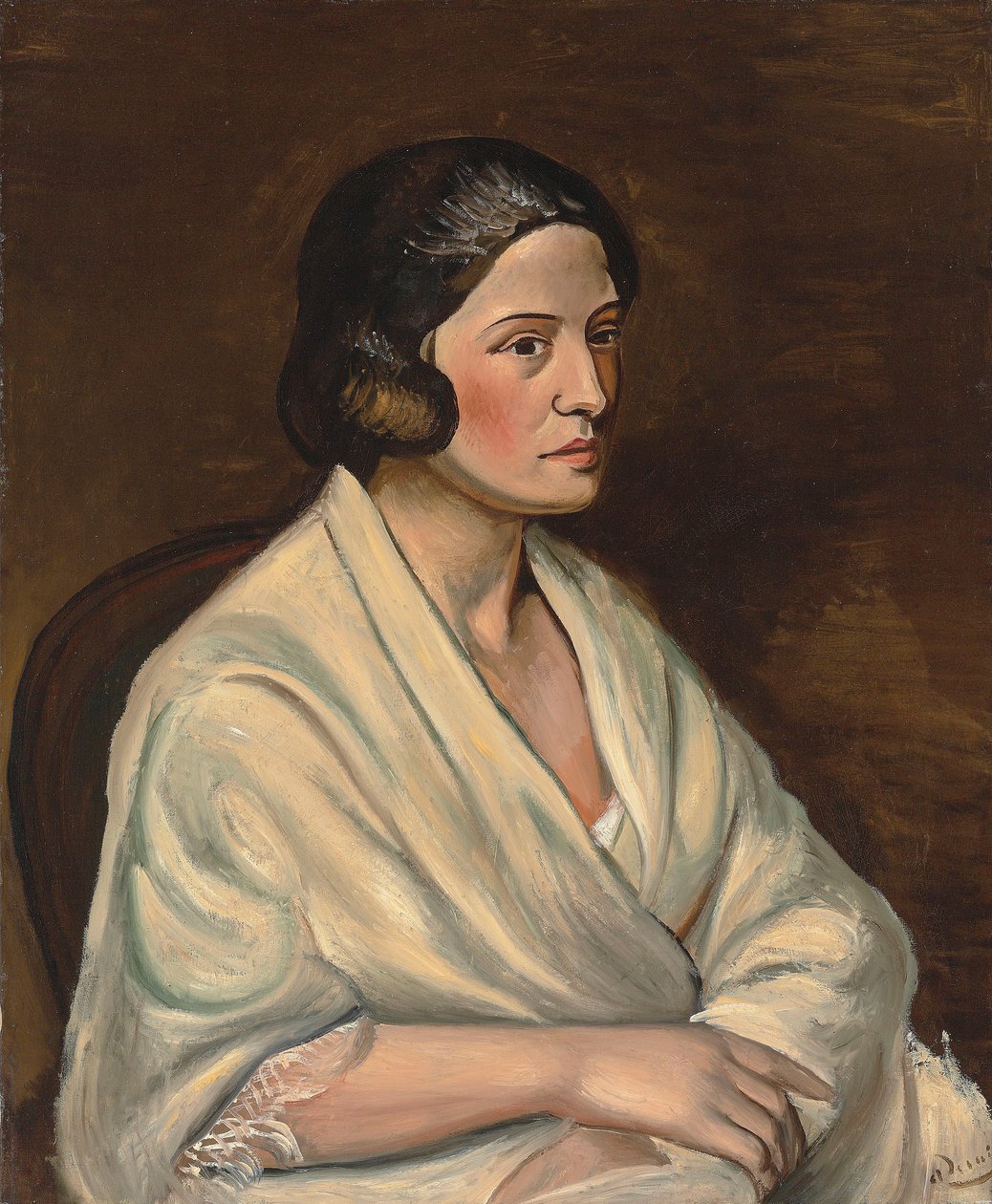 Büste einer Frau mit Schal von Andre Derain